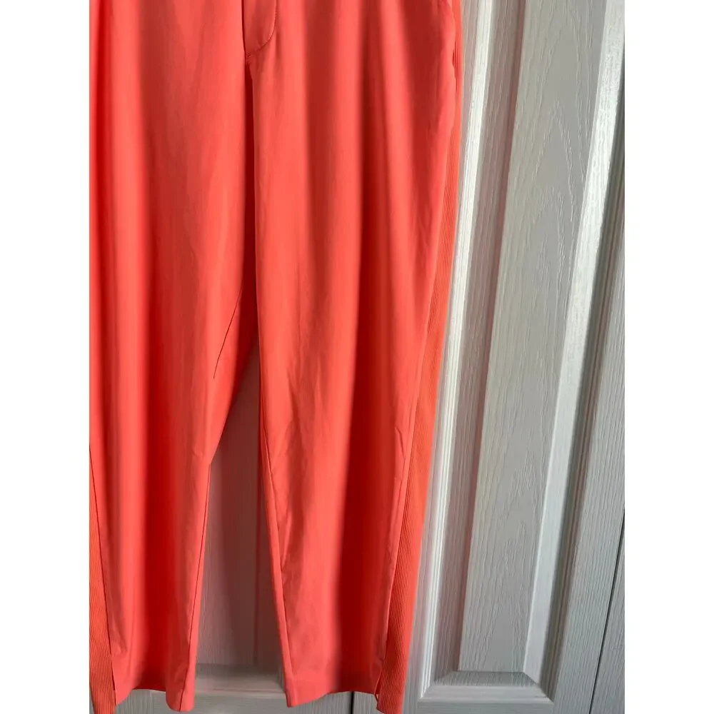 Athleta Brooklyn Ankle Pant in the color Sunset Glow Size 6P - Picture 3 of 16